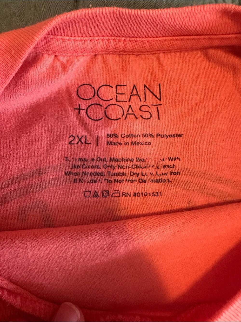 Ocean + Coast Men's Coral Short Sleeve Tee - 2XL